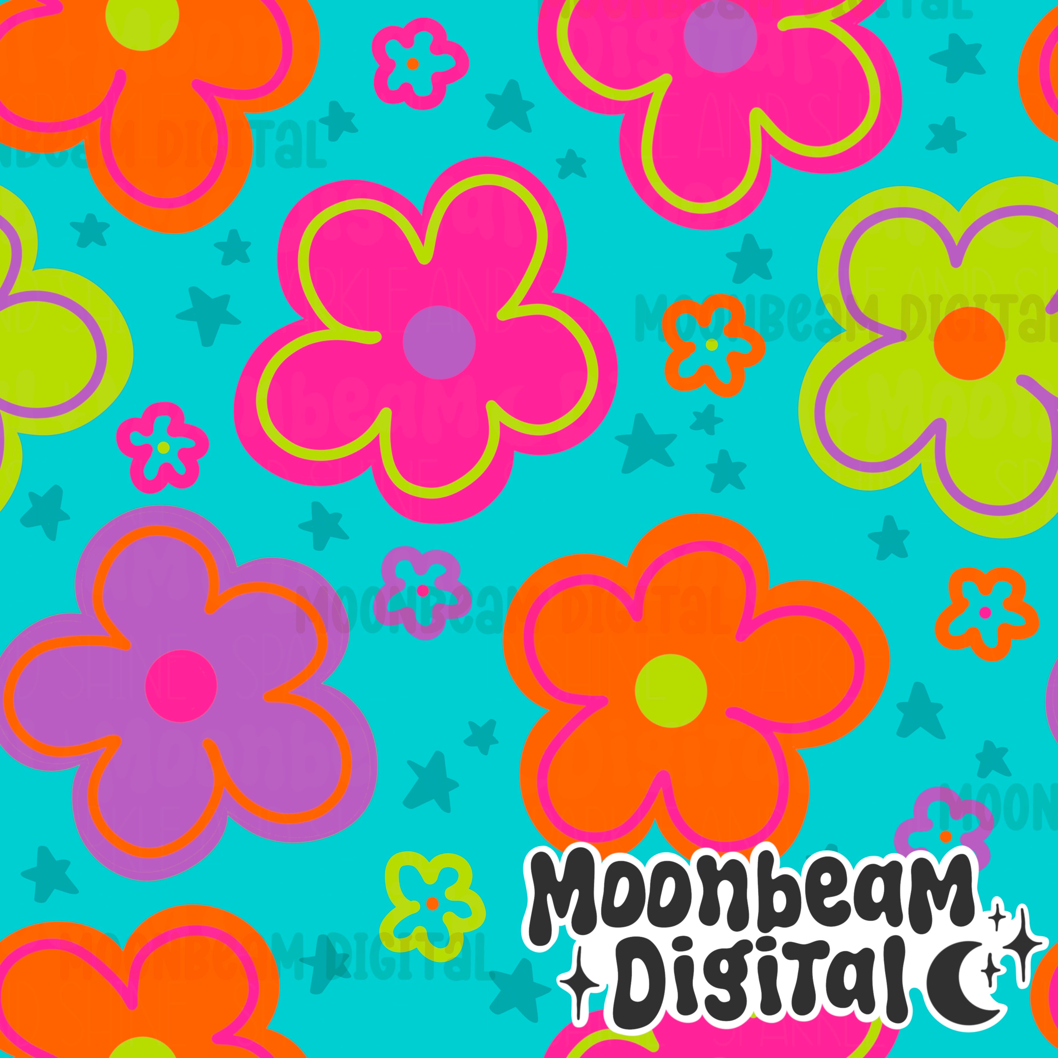 Neon Flowers