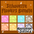 Silhouette Flowers Bundle